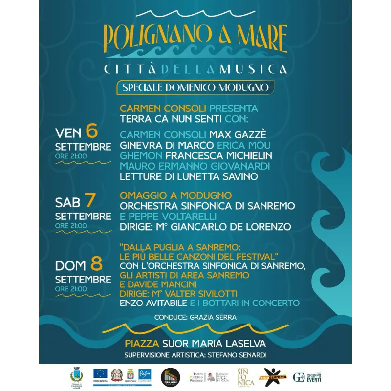 Polignano a Mare città della Musica - speciale Domenico Modugno 2024